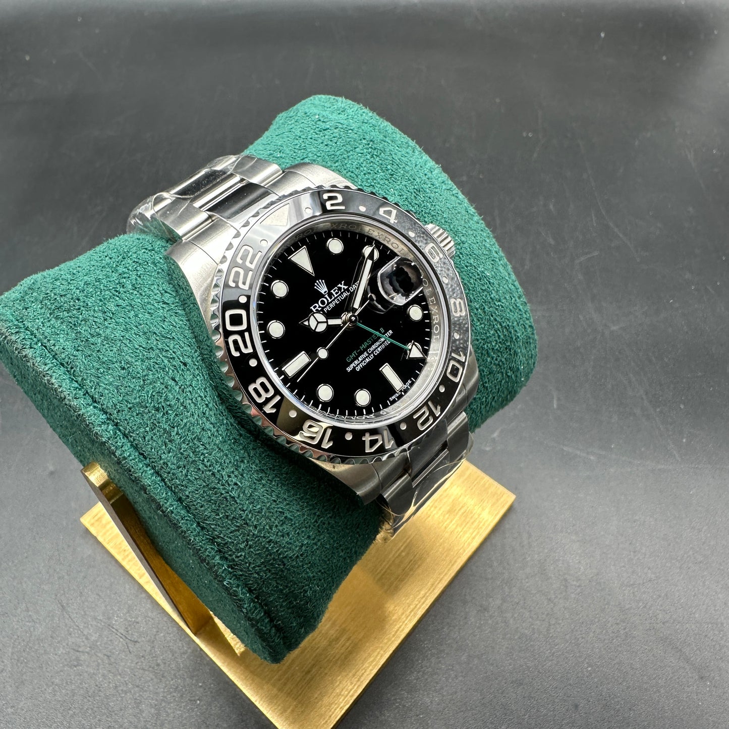 ROLEX GMT MASTER II 40mm 116710LN FULL SET 2014