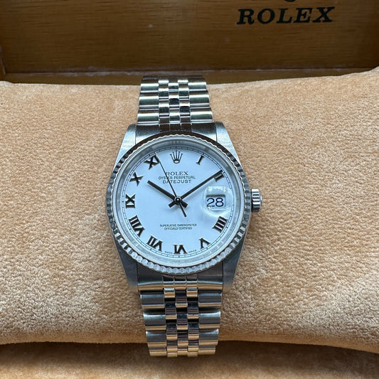 ROLEX DATEJUST 36mm 16234 FULL SET 2005