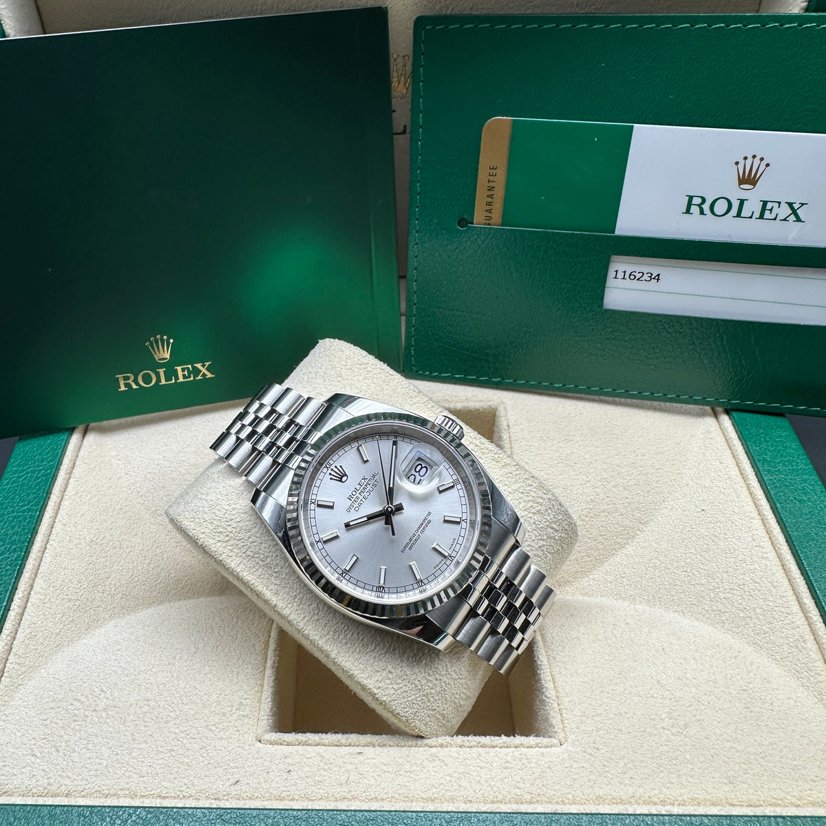 ROLEX DATEJUST 36mm 116234 FULL SET 2018