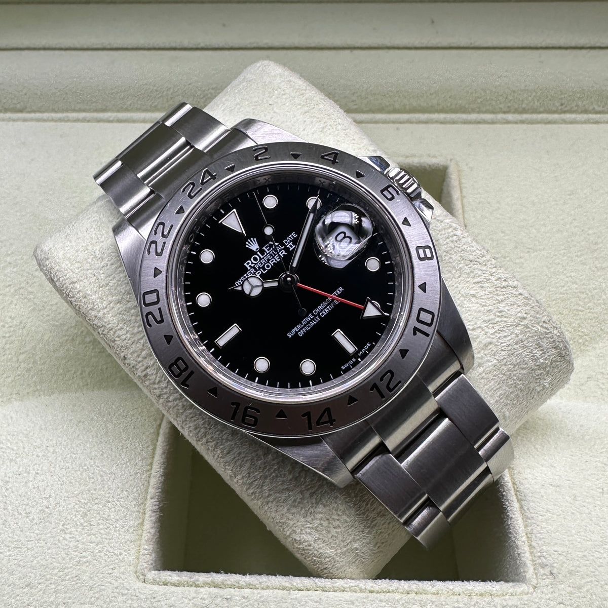 ROLEX EXPLORER II 40mm 16570 FULL SET 2008 Cal.3186 RRR