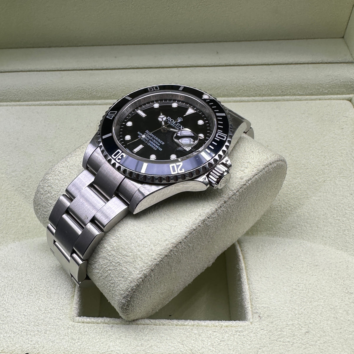 ROLEX SUBMARINER 40mm 16610 FULL SET 2008 RRR BLUE BEZEL