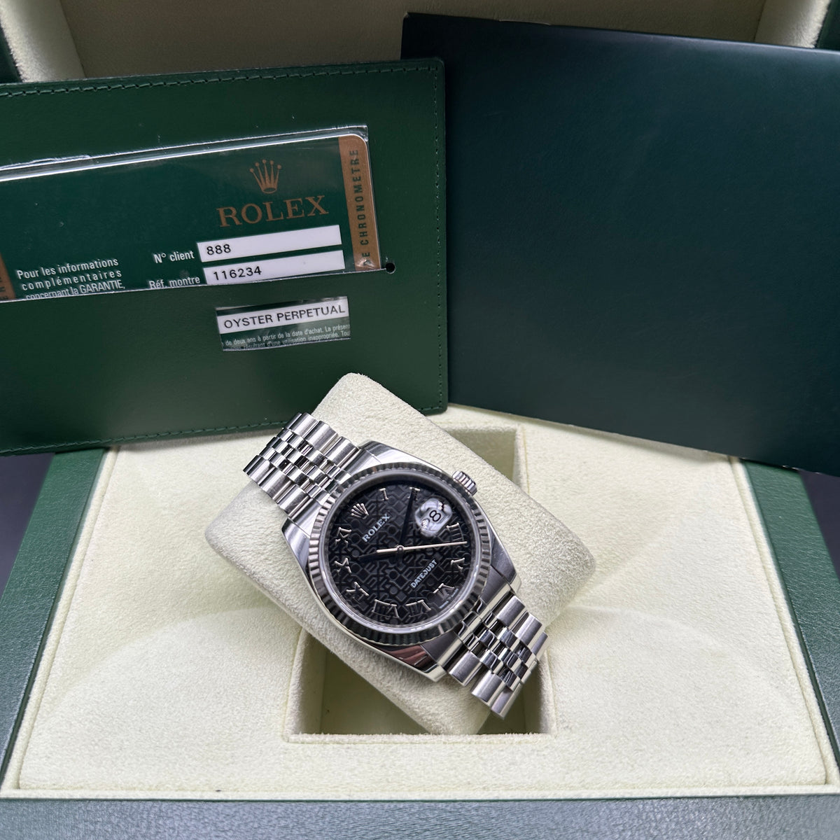 ROLEX DATEJUST 36mm 116234 FULL SET 2009