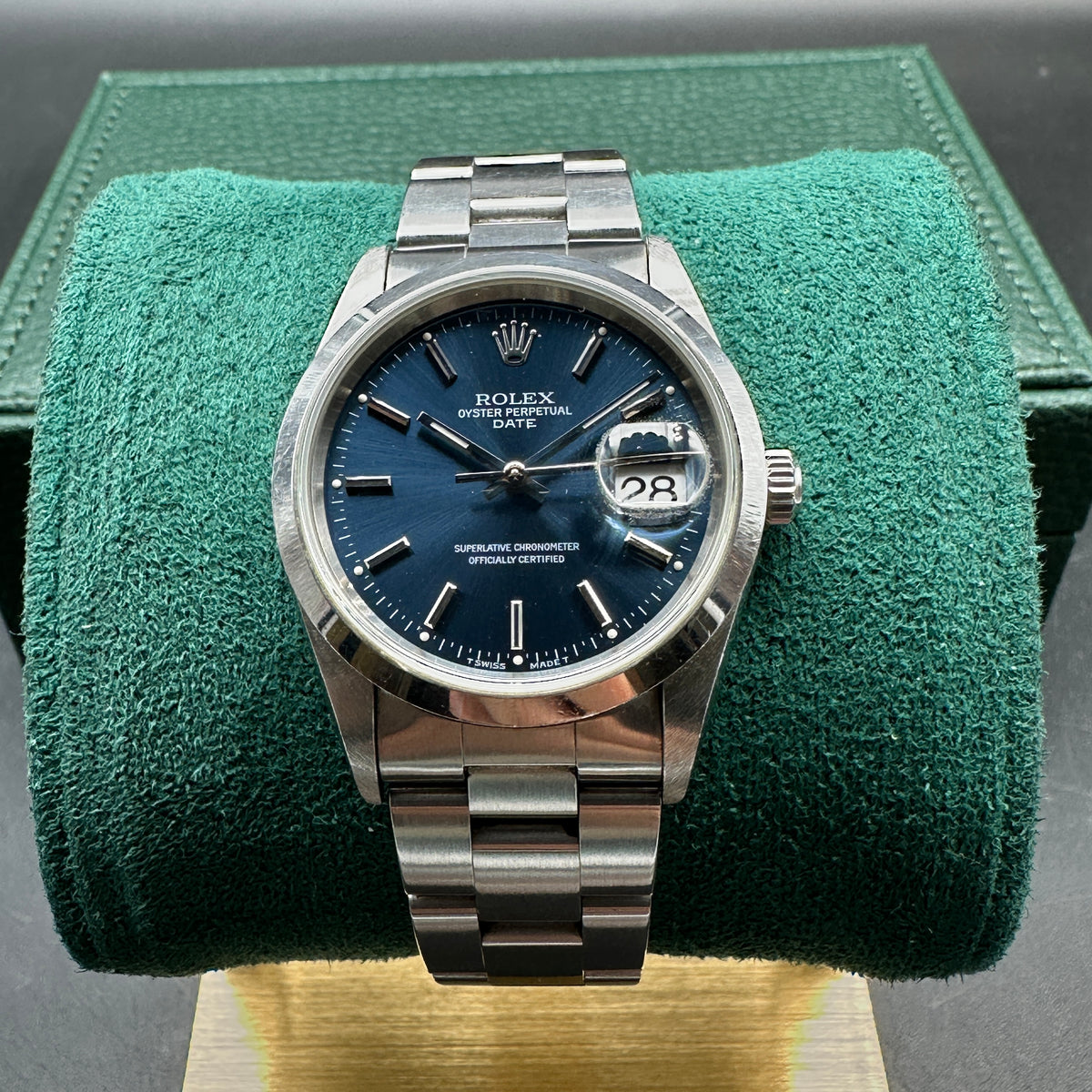ROLEX DATE 34mm 15200 FULL SET 1998