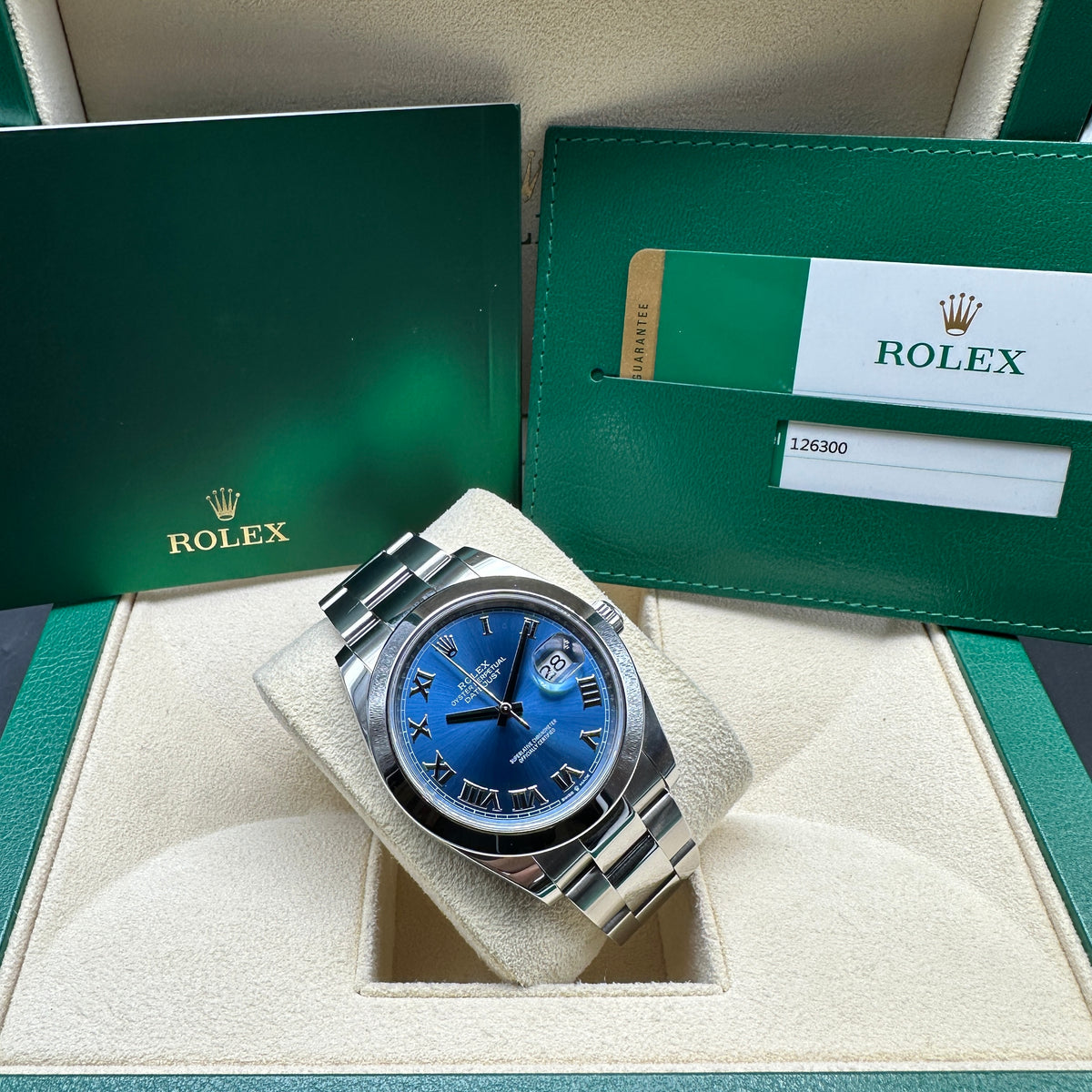 ROLEX DATEJUST 126300 FULL SET 2019