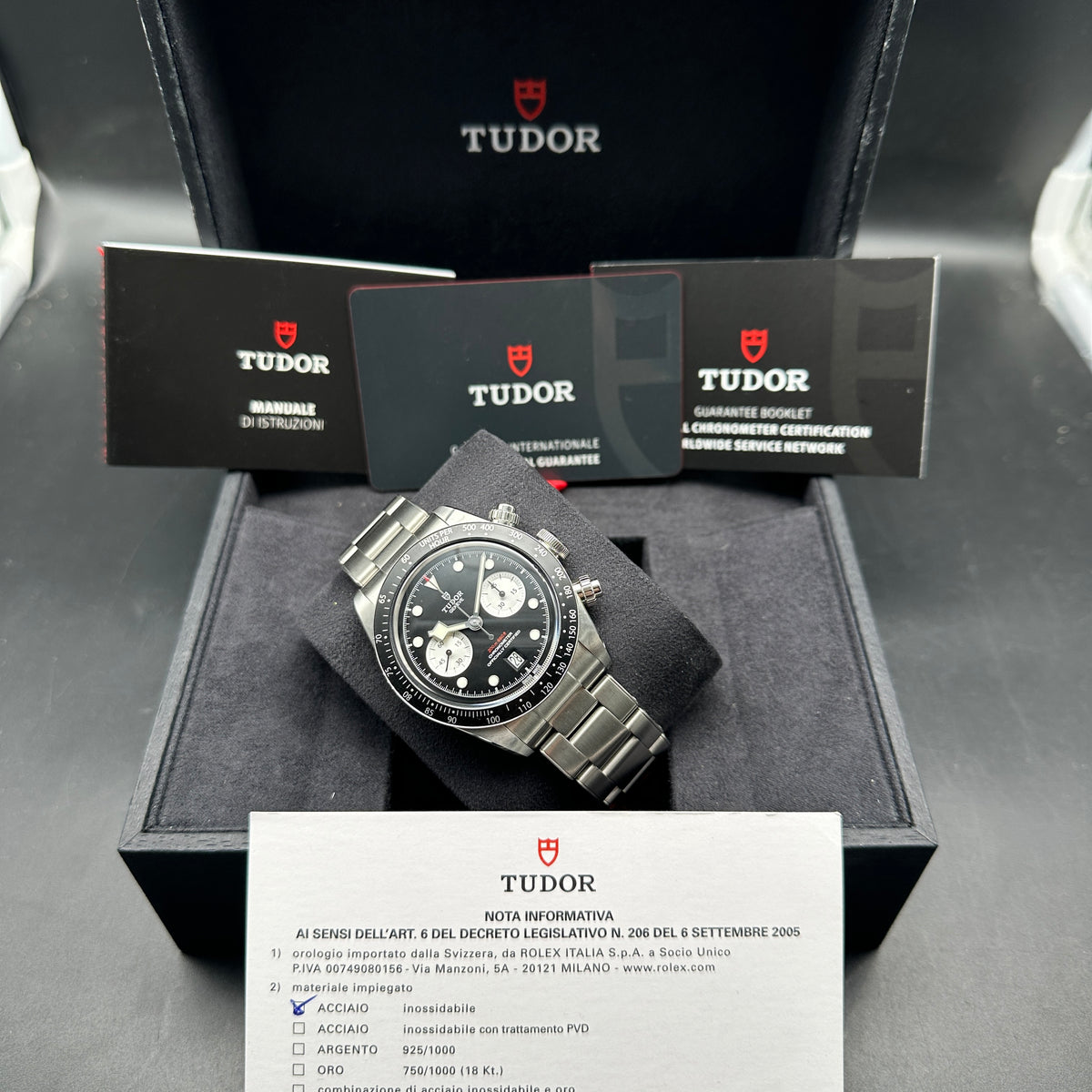 TUDOR BLACK BAY CHRONO 41mm 79360N FULL SET 2021